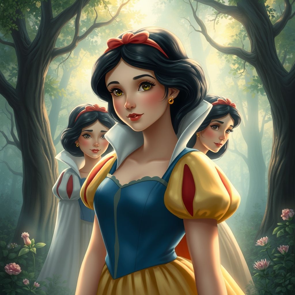 สโนว์ไวท์: การเปลี่ยนแปลงของตัวละคร